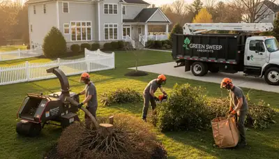 Professional shrub removal service in Oak Park, IL by Chop Chop Tree experts