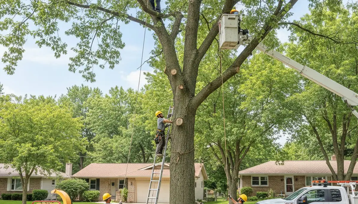 Professional tree removal service in Oak Park IL by certified local arborists