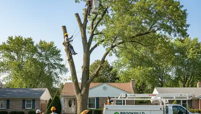 Professional tree removal service in Oak Park IL by certified local arborists