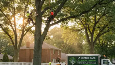 Professional tree removal service in Oak Park IL by certified arborists at Tree Services Oak Park