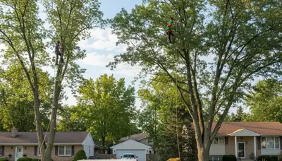 Professional tree removal service in Oak Park IL by certified arborists at Tree Services Oak Park