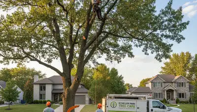 Professional tree removal service in Oak Park IL by certified arborists at Tree Services Oak Park